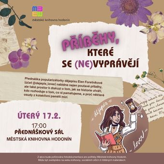  Přednáška popularizátorky dějepisu Elen Foretníkové (účet @dejepis_lover)